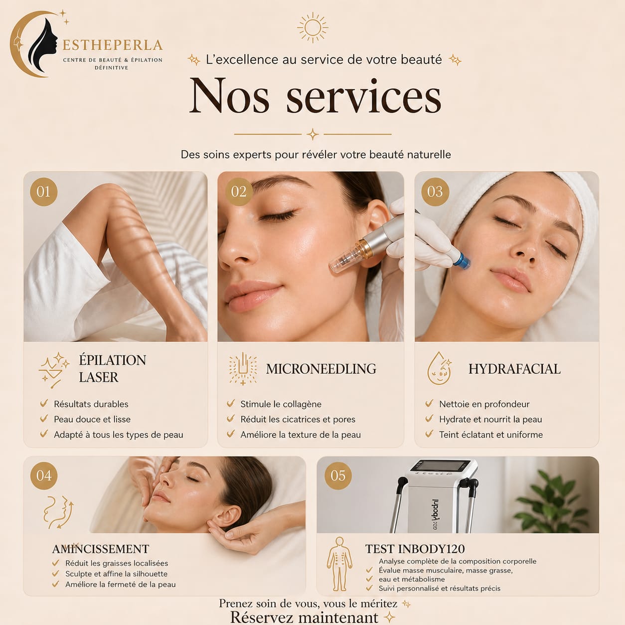 Épilation Laser ESTHEPERLA Demnate